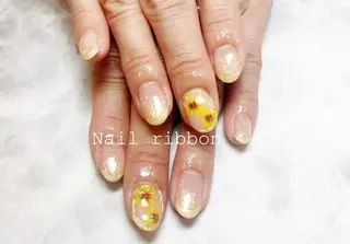 ネイル ネイルリボン 笠井のネイルデザイン
