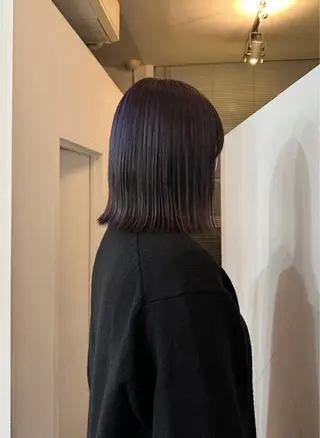 ミディアム カラー 磯　亜由香 🌷ブリーチのヘアスタイル