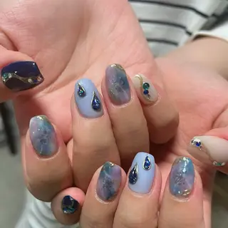 ネイル Protea きぬがわ らむのネイルデザイン