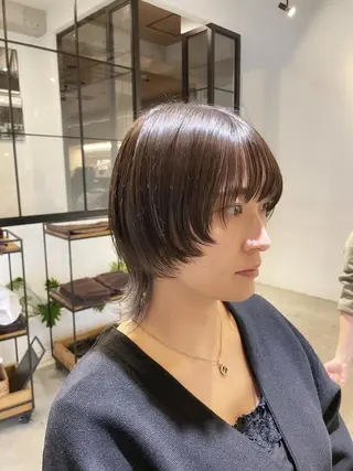 ショート ベージュカラー/新潟 カラー特化/落合優吾のヘアスタイル