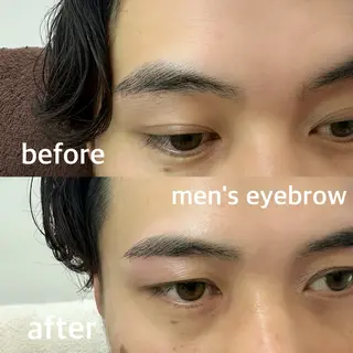 メンズ アイブロウ BUNNYEYES CHIHARUのマツエク・マツパデザイン