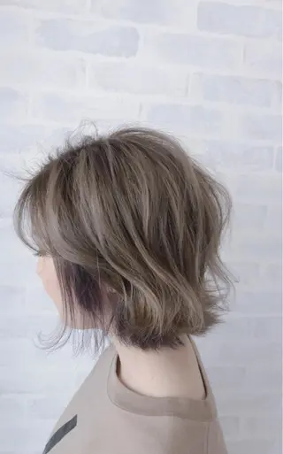 ショート カラー パーマ ヘアアレンジ メンズ キッズ ネイル マツエク・マツパ 山崎 義弘のヘアスタイル