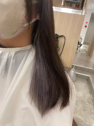 セミロング カラー 💖ASUKA 💜/透明感カラーのヘアスタイル