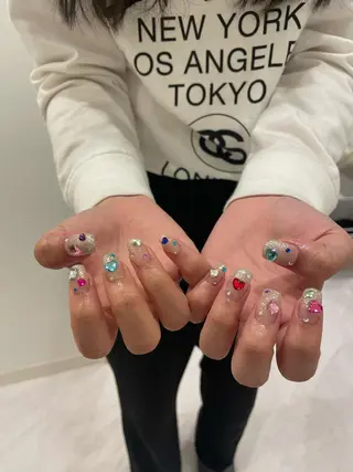 ネイル 束感まつ毛/ネイル/ LED♥KIRARAのマツエク・マツパデザイン