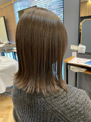 ミディアム 田丸 なつみのヘアスタイル