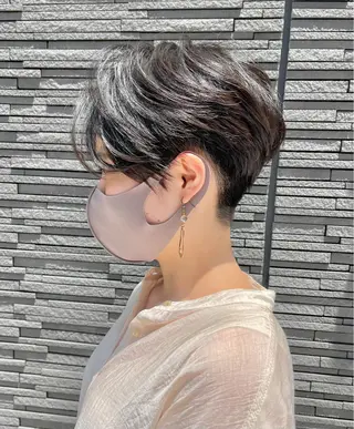 ショート ショートヘア💫 ハイトーン西田拓馬のヘアスタイル