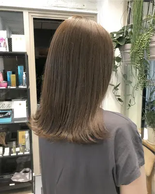 セミロング カラー パーマ ヘアアレンジ メンズ キッズ ネイル マツエク・マツパ アイブロウ お洒落パーマ/ボブ ❄️Tomoka❄️のヘアスタイル