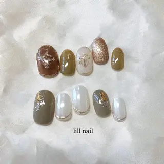 ミディアム pllia beautyのネイルデザイン