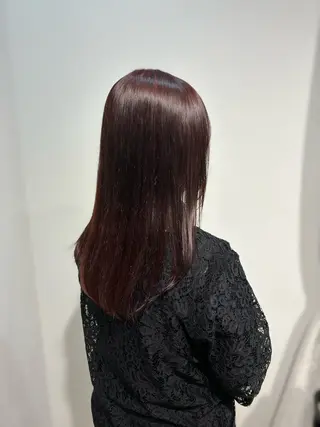 セミロング カラー 梅原 姫🍬🐰のヘアスタイル