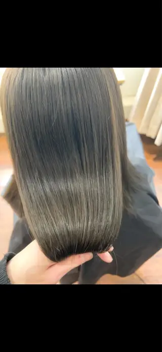 セミロング 髪質改善【縮毛矯正】 No.1りょうかのヘアスタイル