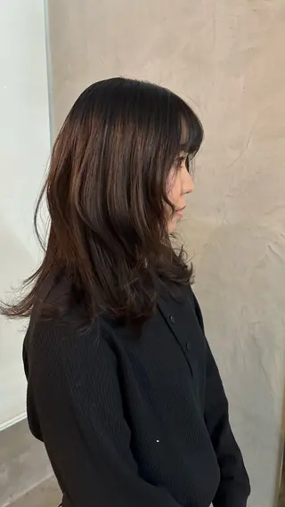 ロング 大泊 来寧のヘアスタイル