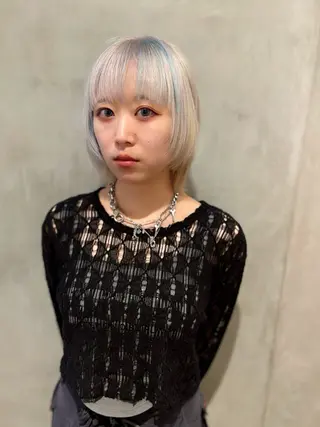 ショート カラー 優 作のヘアスタイル
