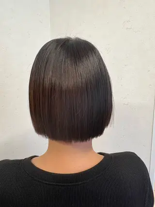 ショート ボブ/ウルフ/ 寒色カラー/さちかのヘアスタイル
