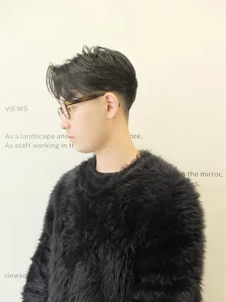 パーマ メンズ ダブルカラー/ ケアブリーチ/クニトのヘアスタイル