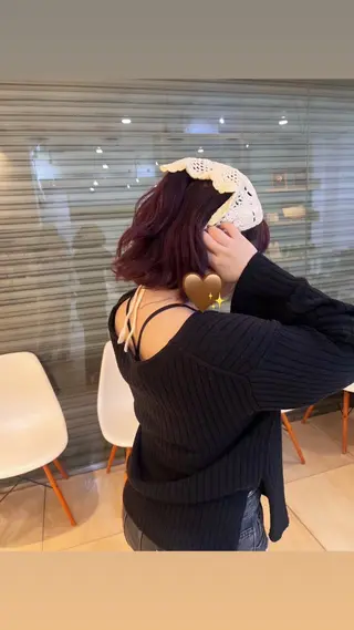 カラー 🤎ayane /カラー・縮毛モデルのヘアスタイル