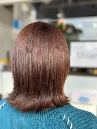 ミディアム SHIAN橋本南口店所属・みやうち あやのヘアスタイル