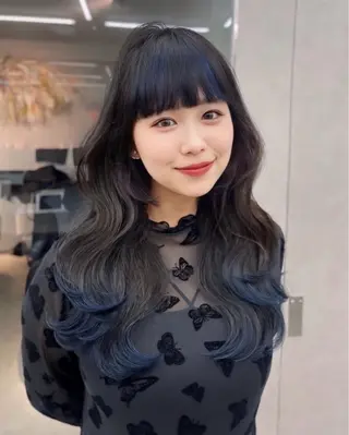 セミロング カラー 韓国ヘア/レイヤー Londエレンのヘアスタイル