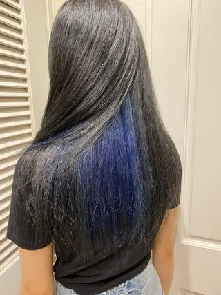 ロング カラー kawabe maikoのヘアスタイル