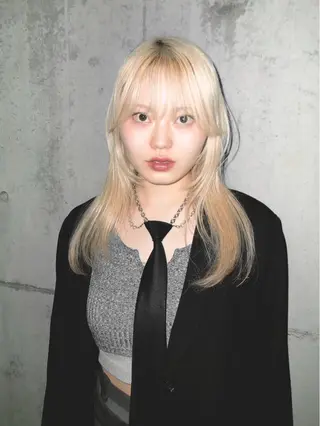 セミロング ˚⋆✮ナチュラル× モード˚⭒ Naruのヘアスタイル