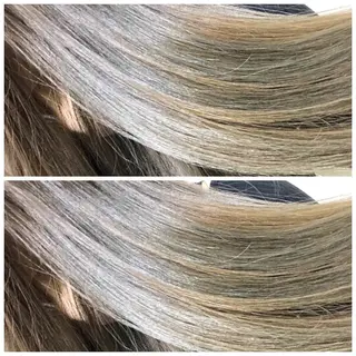 ロング カラー 艶カラー🩵💛 NANAのヘアスタイル