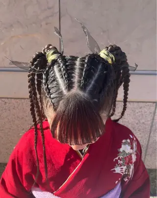 ロング 艶カラー/レイヤー /メンズ/マツエクのヘアスタイル