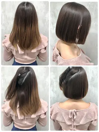 ショート 満足度⭕️縮毛矯正師 谷口にお任せを👍のヘアスタイル