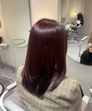 ミディアム 美髪✨艶髪✨髪質改善 カラー特化❣️二宮遥のヘアスタイル