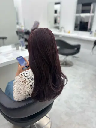 ロング カラー 🤍レイヤー/顔周り 暖色hirari🤍のヘアスタイル