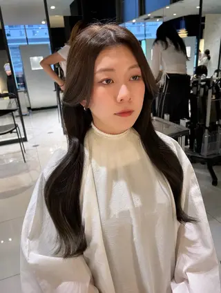 ロング カラー sakura/ 透明感カラー🫧のヘアスタイル