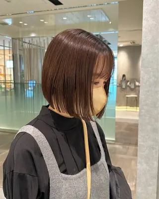 ミディアム 高松 沙耶のヘアスタイル