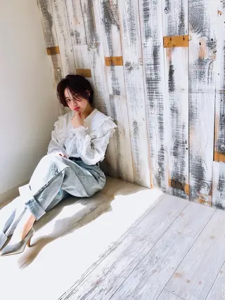 ショート 柴田泰秀sotti. 髪質改善/ブリーチのヘアスタイル