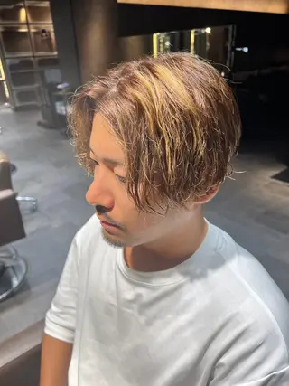 パーマ メンズ MINX中村 公亮/デザインパーマのヘアスタイル