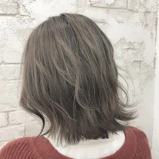 ミディアム カラー ️🩵透明感カラー Yūka🩵のヘアスタイル