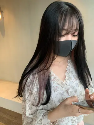 ロング カラー ブリーチ/アレンジ 天満/chihiroのヘアスタイル