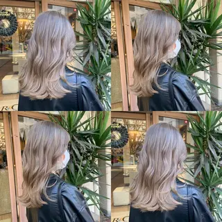 セミロング カラー 🤍透明感/韓国風 🤍サクラギヒトミのヘアスタイル