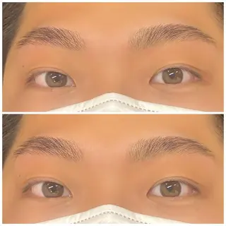 メンズ アイブロウ GO TODAY SHAIRE SALON 銀座Cras所属・韓国風眉×顔タイプ 診断® Naoの眉毛・アイブロウイメージ