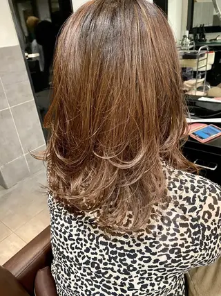 ミディアム カラー ⭕️メンズパーマ⭕️ 山口 裕太郎のヘアスタイル