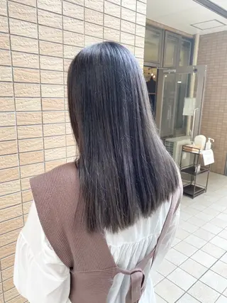 ロング カラー 髪質改善 ヒデのヘアスタイル
