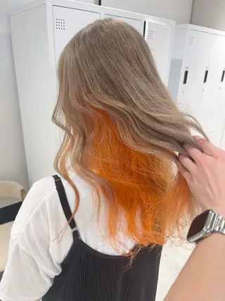 ロング カラー 🦋レイヤーカット ミドリカワ🦋のヘアスタイル