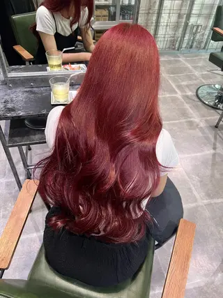 カラー AYANE 韓国ヘア /レイヤーカットのヘアスタイル