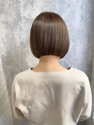 ショート カラー 【ボブ/透明感カラー 】🎀上村美緒🎀のヘアスタイル