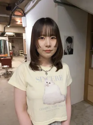 ミディアム muku所属・ボブ/パーマ /muku サリのヘアスタイル