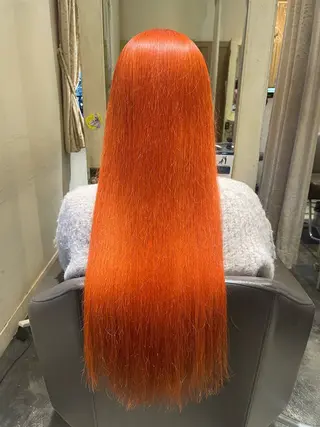ロング カラー 高見澤 優のヘアスタイル