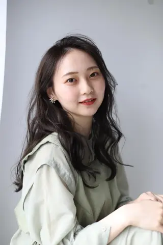 ロング カラー 韓国/ヘアアレンジ/ 髪質改善/夏美のヘアスタイル