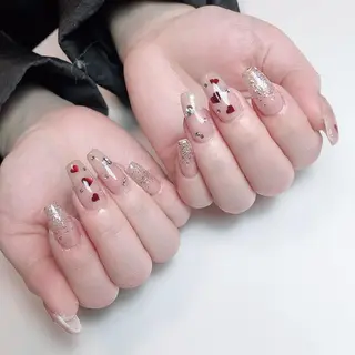 ネイル ロング ☺︎山部 志麻☺︎のネイルデザイン