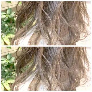 ミディアム カラー ヘアアレンジ 東北No.1完全個室 💐梶谷社長のヘアスタイル