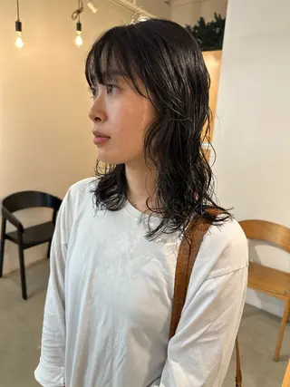 ミディアム パーマ lelu所属・lelu / 佐々木のヘアスタイル