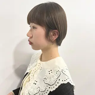 ショート 🥃ベージュ/ ボブ🥃Yujiroのヘアスタイル