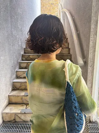 ショート パーマ ANEL所属・杉水 葉月のヘアスタイル