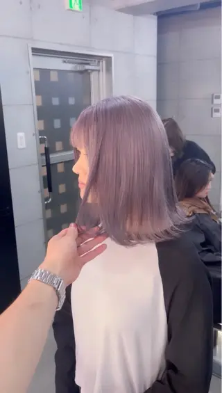 カラー UNBALANCE  OSAKA所属・縮毛矯正モデル 募集中Yuuriのヘアスタイル